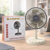 JY-2218 Rechargeable Mini Fan – Portable USB Desk Fan with Strong Airflow